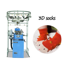 Chaussettes industrielles en coton 3d tricotant des machines à vendre pour tricoter jacquard chaussette